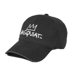 Basquiat King Pleasure Art Exhibit Crown Adjustable Black Strap Back Cap Hat