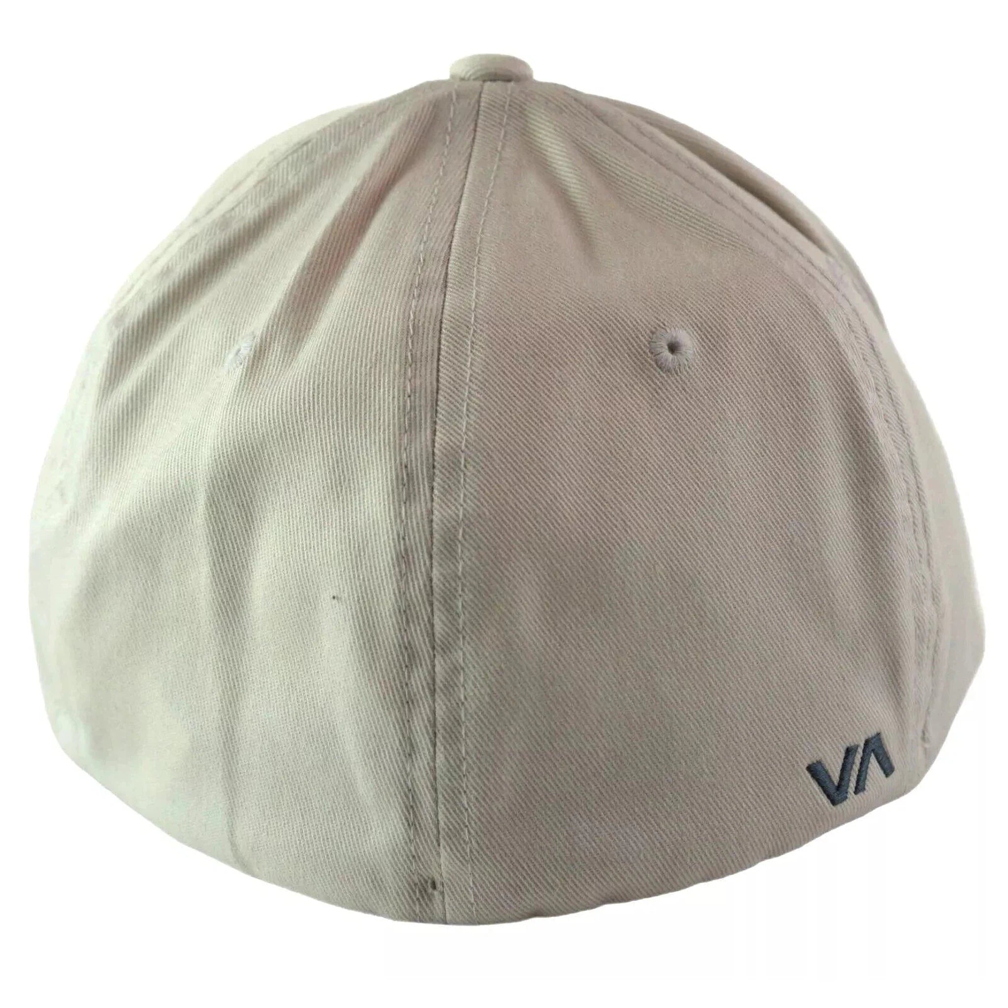 RVCA Solid Flex Cream Light Khaki Cap Stretch Fit L/XL Hat