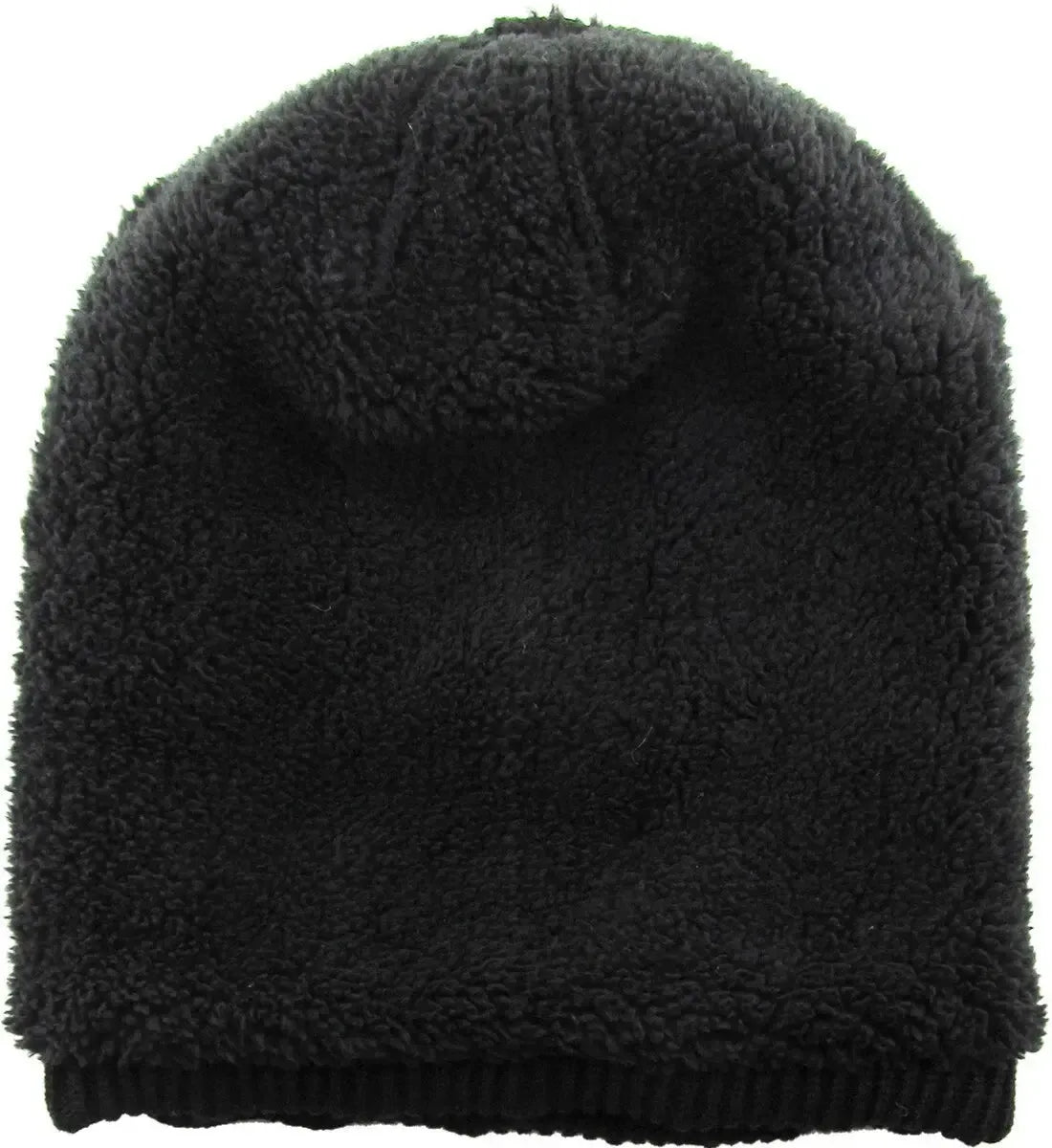 KB ETHOS Thick Box Knit Slouch Sherpa Fleece Lined Knit Winter Hat Beanie Toque