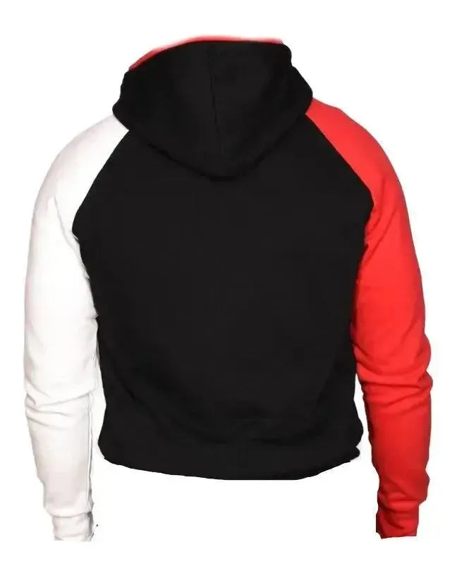 Kangol Colorblock Red White & Black Full Zip Hoodie for Men