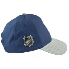 Seattle Kraken NHL Team Logo Men's Blue & Gray Pro Adjustable Hat by Fanatics Position 4