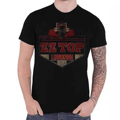 ZZ Top Lowdown Classic Rock & Roll Men's Black T-Shirt